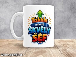 Hrnek - 0331 - Takhle vypadá skvělý šéf - šipka